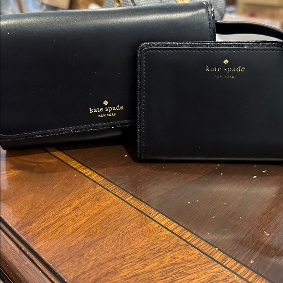 kate spade Handbags - Kate Spade Sparkle Trim Bag/Wallet Set